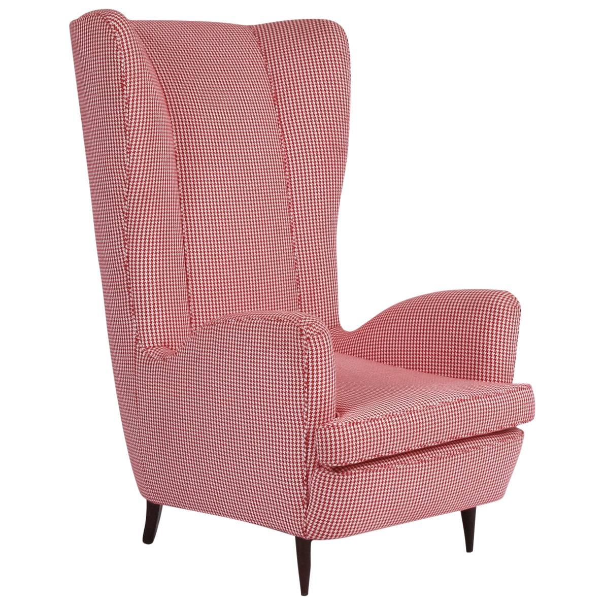 Tall Wingback Armchair For Sale