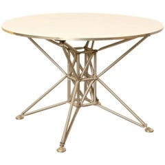 Lunar S Round Table in Steel-Line by System 180 Berlin