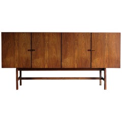 1960s Arne Vodder Midcentury Scandinavian Rosewood Hight Sideboard