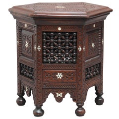 Early 20th Century Carved and Pierced Occasional Table