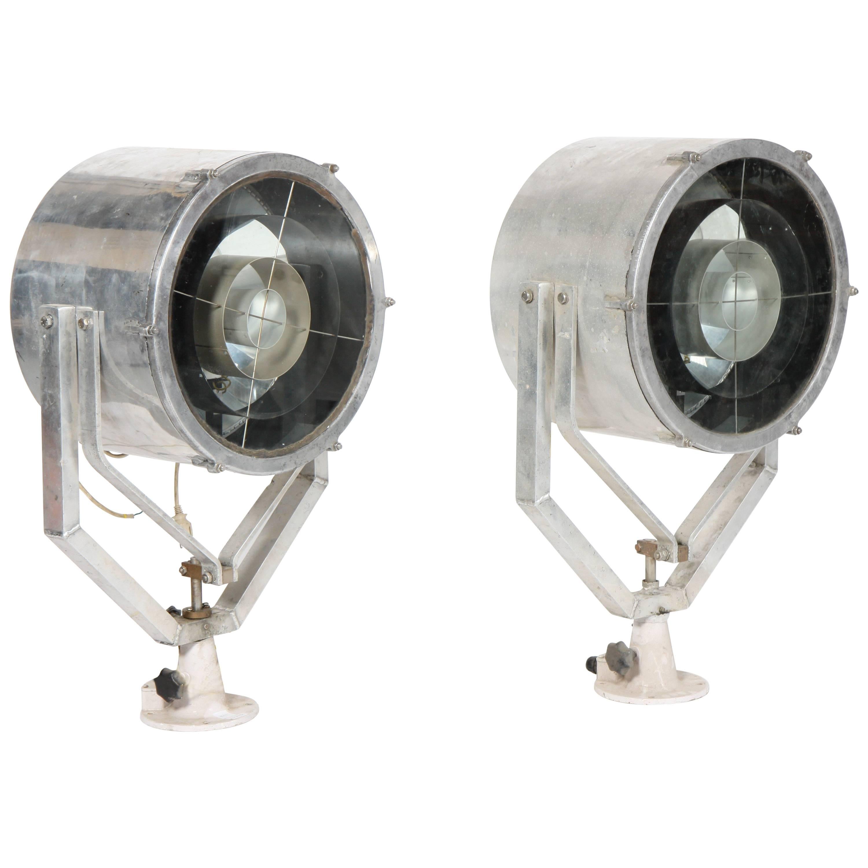 Pair of Articulated Boat Projectors For Sale