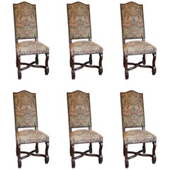 Set of Six Late 19th Century French Dining Chairs
