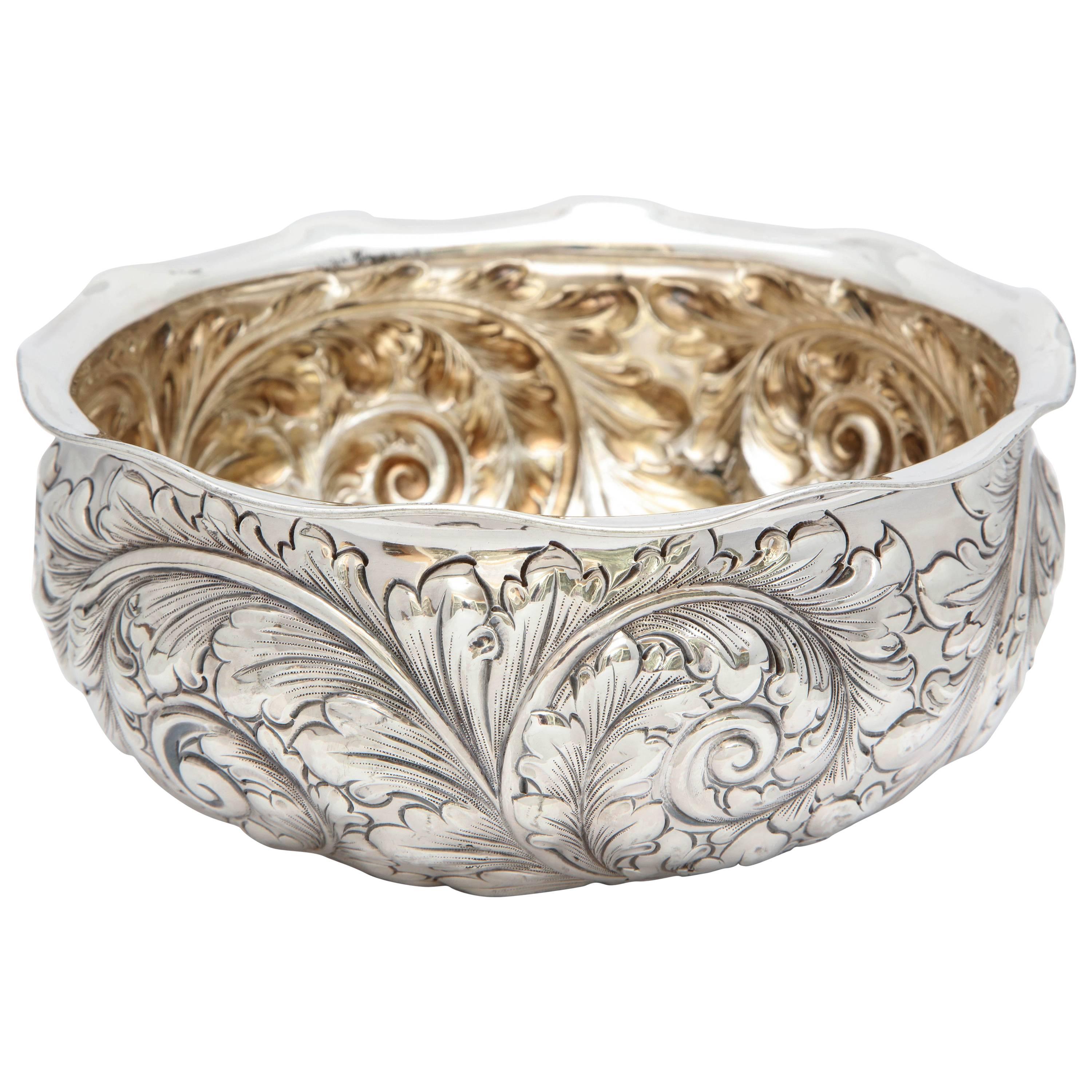 Art Nouveau Sterling Silver Centrepiece Bowl
