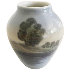 Bing & Grondahl Vase No. 500/5012 with Island Lake Motif