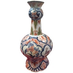 Antique Delft Polychrome Vase