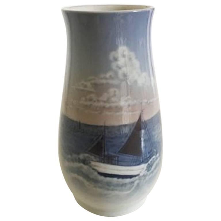 Bing & Grondahl Ship Vase #1302/6211 For Sale