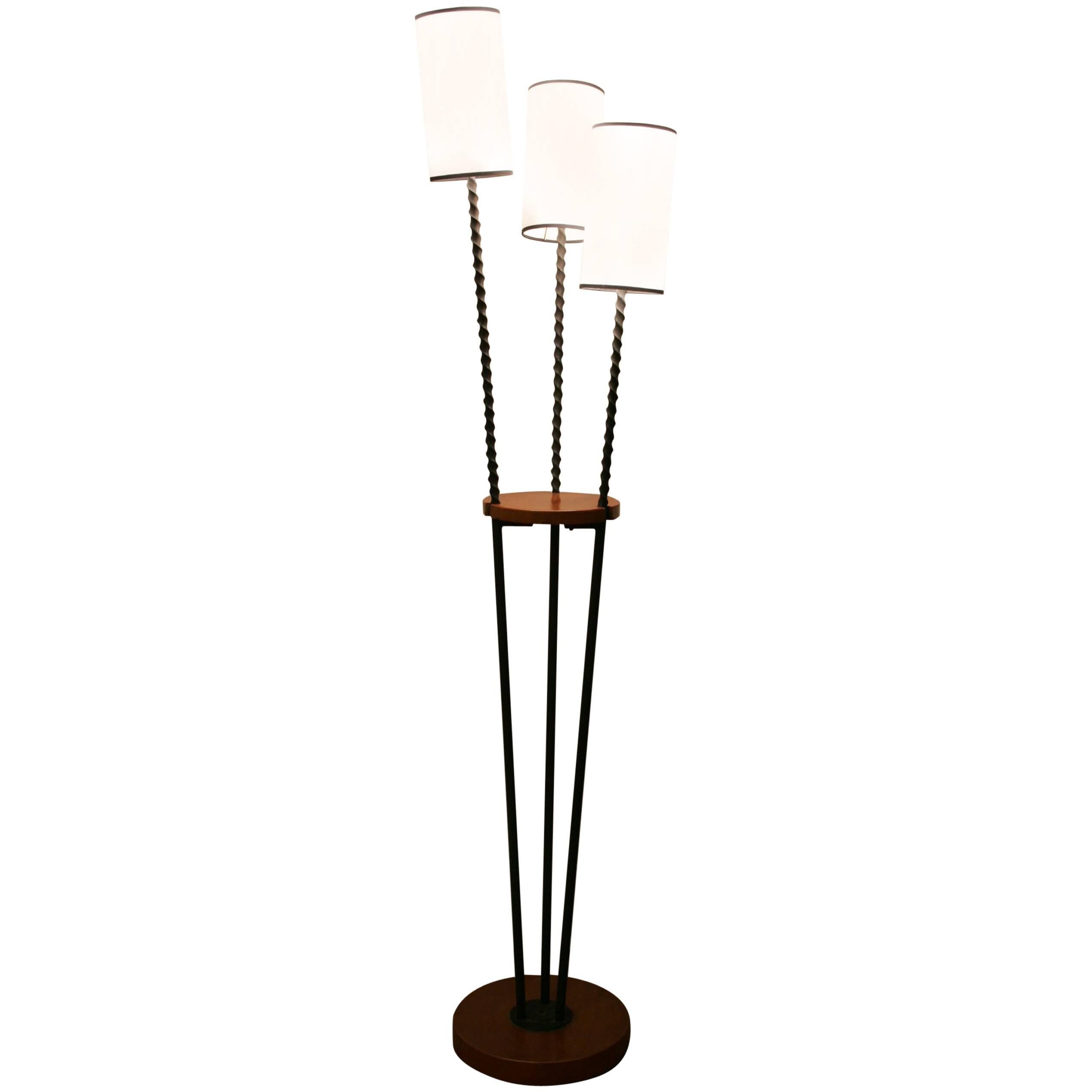 Midcentury French Modern Floor Lamp For Sale