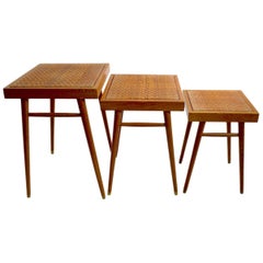 Pair of Nesting Stacking Tables