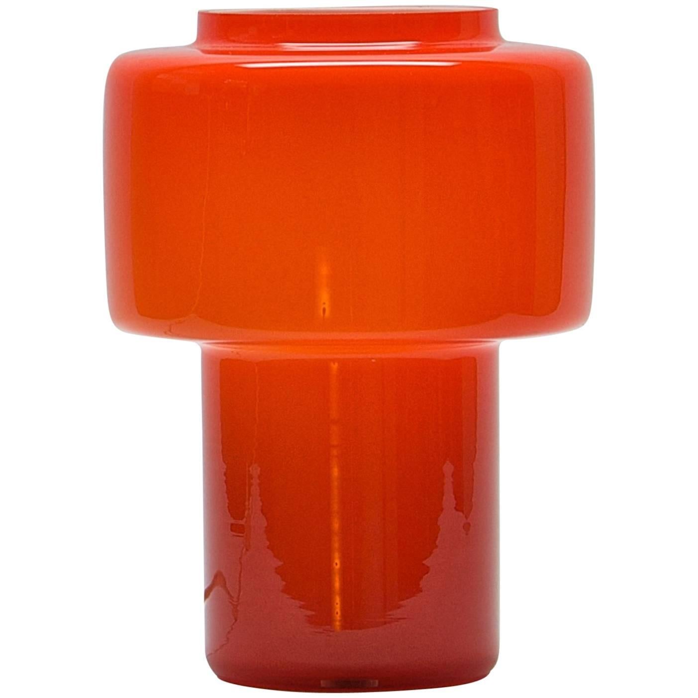 Orange Luxus Lantern Table Lamp, Maximalist Abba Pop Art Panton Scandinavian