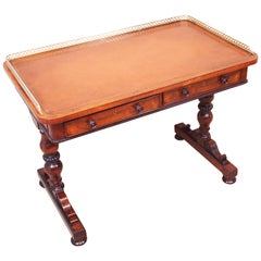 Antique Regency Rosewood Library Writing Table