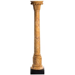 Mid-19th Century Faux Marble Pillar