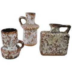 Jopeko Keramik West German Pottery Vases, Fat Lava Ceramics