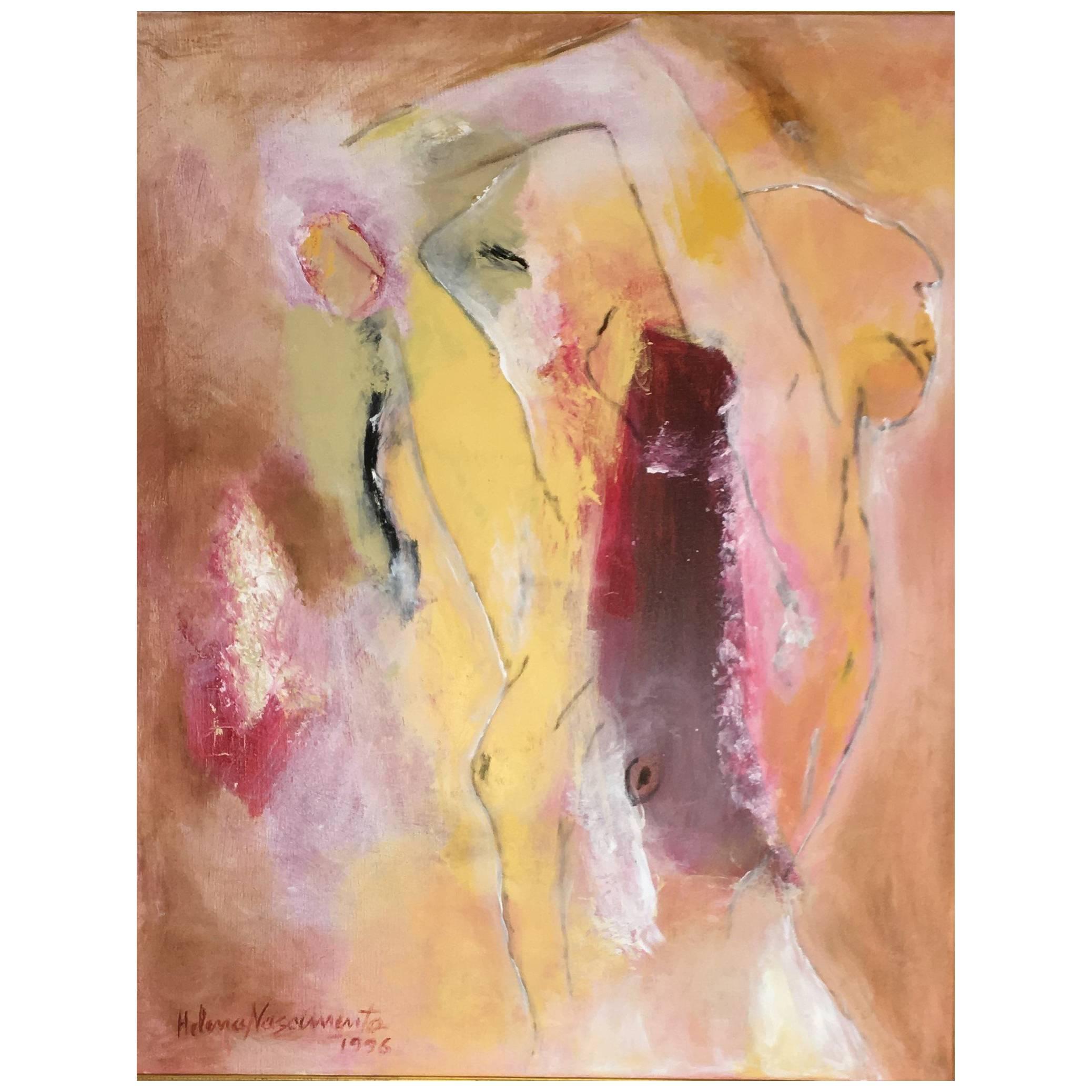 Helena Nascimento Painting "Shower" For Sale