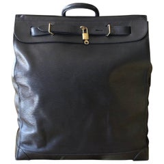 Louis Vuitton Steamer Bag Epi Leather, Deep Black Color
