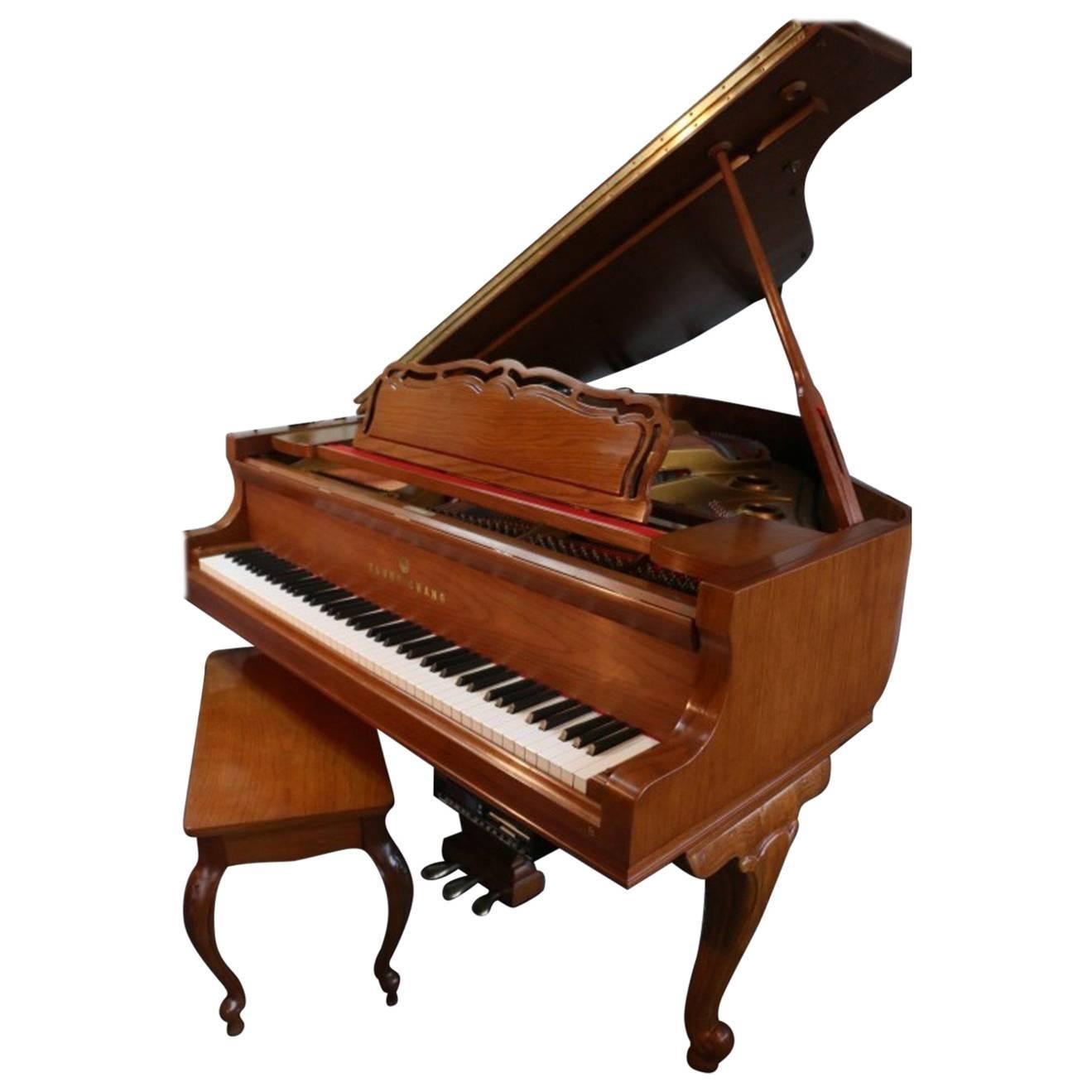 Art Case Young Chang Player Piano 1986, Queen Anne Style Legs