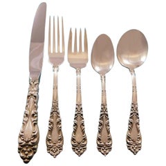 Athene Crescendo by Arthur Stuart Sterling Silver Flatware Set Service 30 pcs