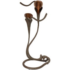 Brubaker Copper Lilly Candlestick