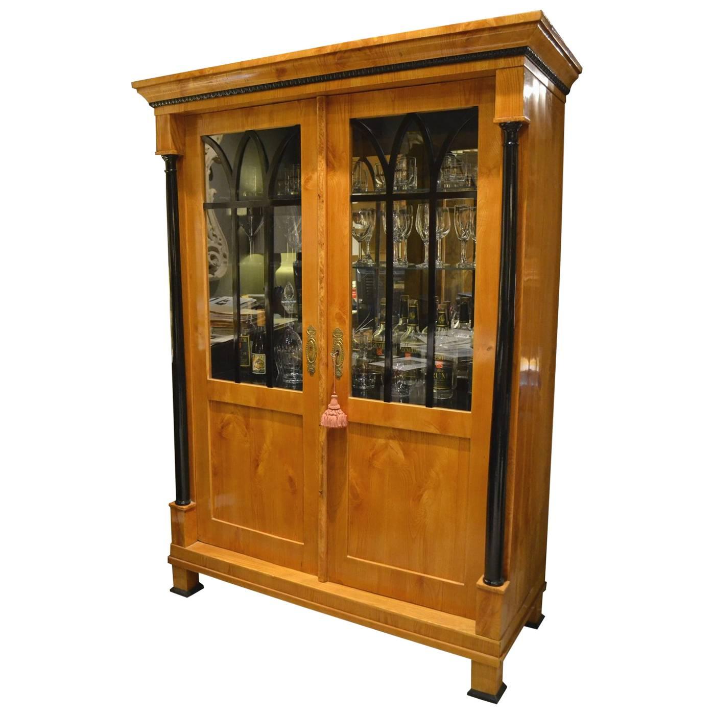 Swedish Biedermeier Cabinet For Sale