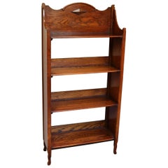 Arts & Crafts Oak Open Bookcase