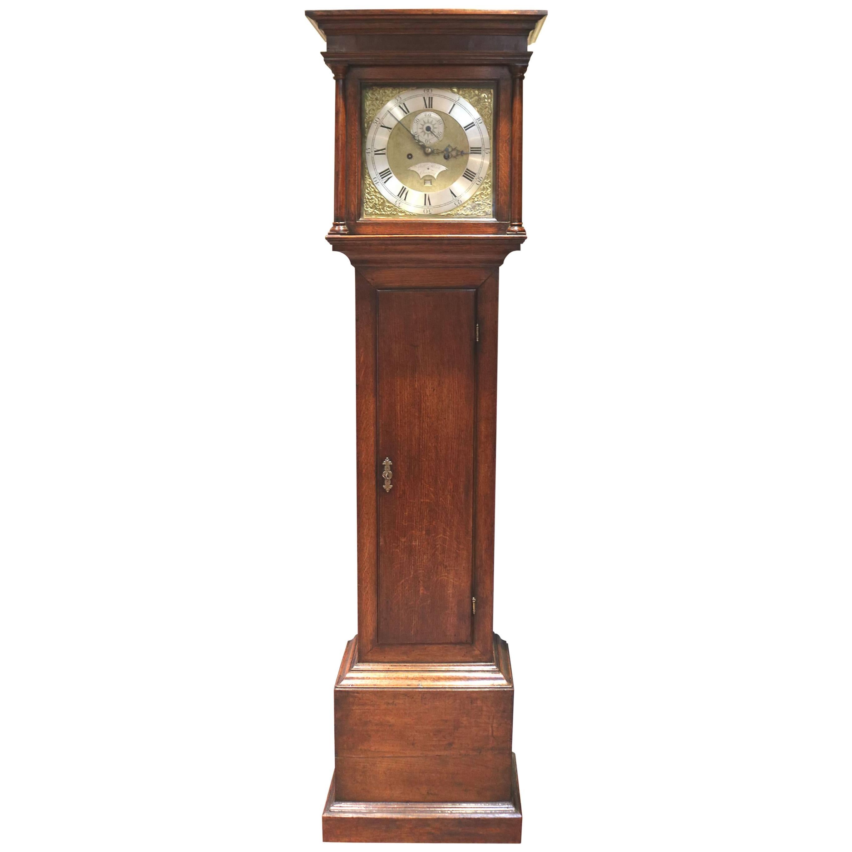 Small 18th Century 8 Day Longcase Clock For Sale