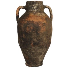 Early 19th-Early 20th Century Terracotta Italian Oilve Jar, circa 1810-1910