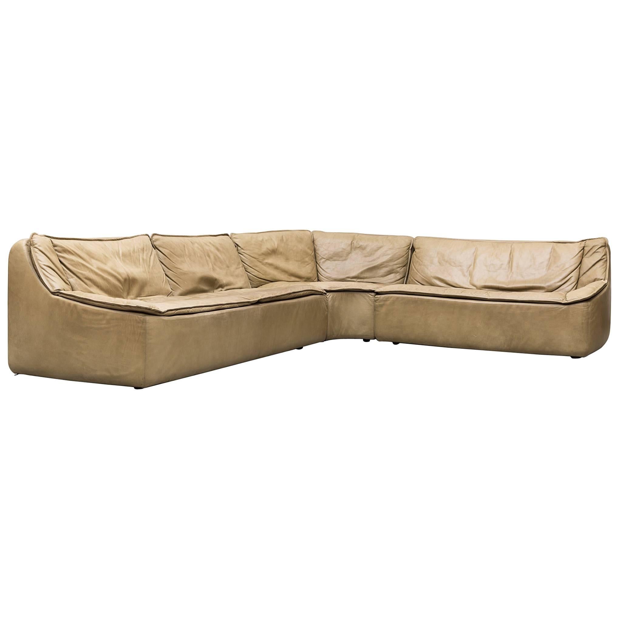 Walter Knoll Leather Sectional Sofa at 1stDibs