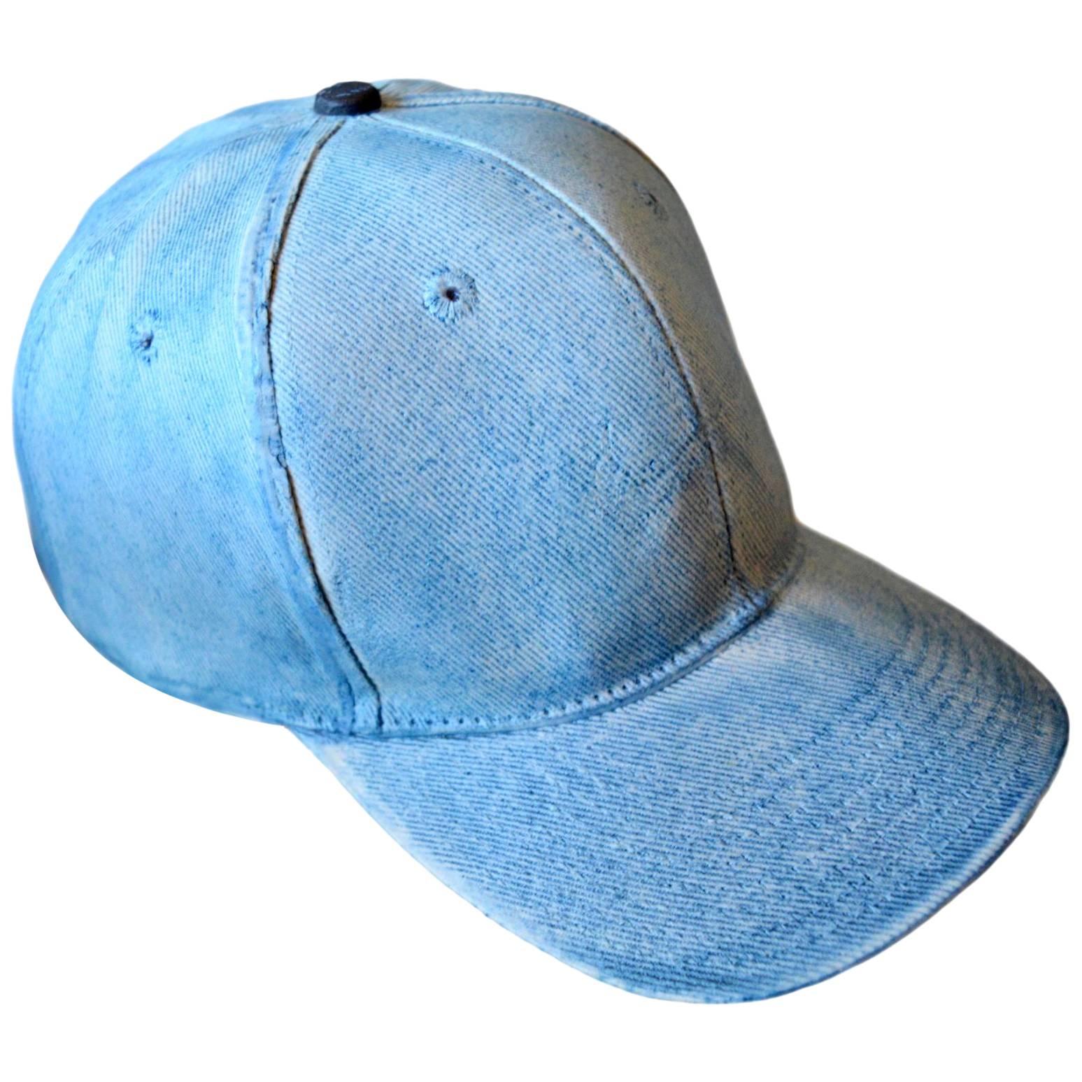Blue Ceramic Baseball Cap