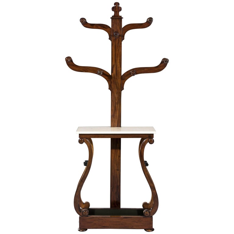 Unusual William iv Period 19th Century Mahogany Hall Stand For Sale at ...