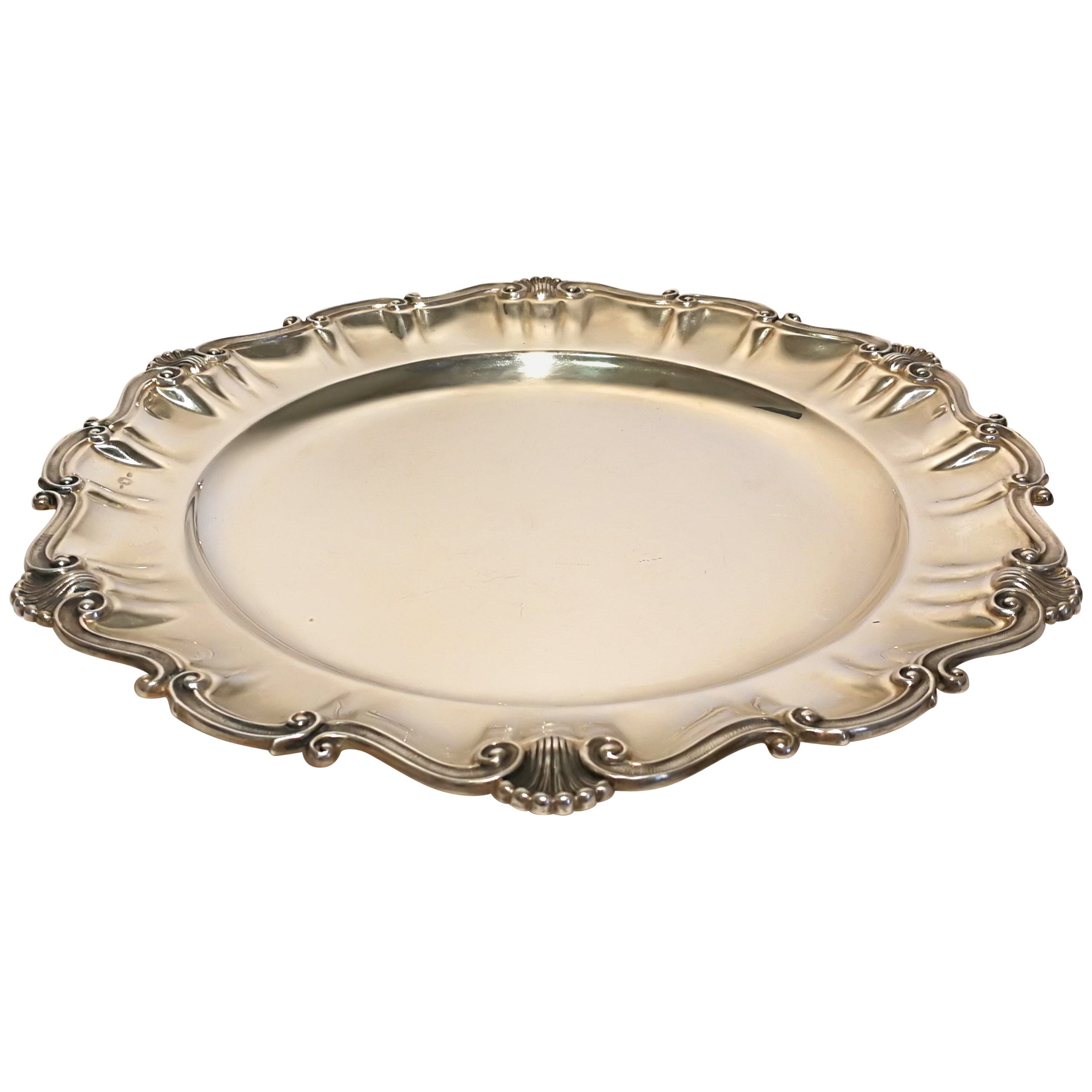 Vintage Silver Dish For Sale at 1stDibs