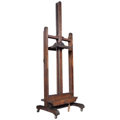 Oak Artist’s Adjustable Studio Easel