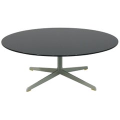 Black Glass Coffee Table JL 50, Design Jehs & Laub for Fritz Hansen