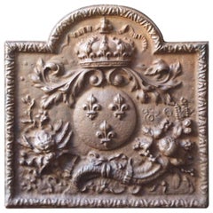Vintage French 'Arms of France' Fireback