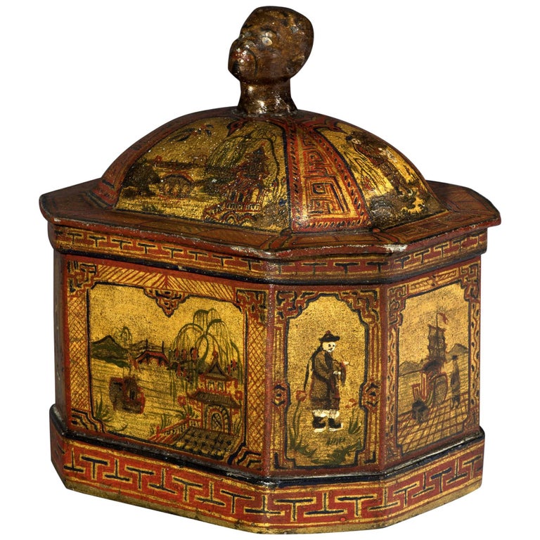 lead tobacco jar 18th Century, English Georgian Keeper An early 19th century lead