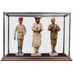 19th Century Indian Clay Figures India, circa 1870 by Jadunath Pal