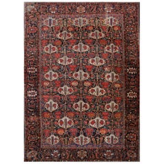 Handwoven Antique Persian Bakhtiari, circa 1930 - FREE SHIPPING