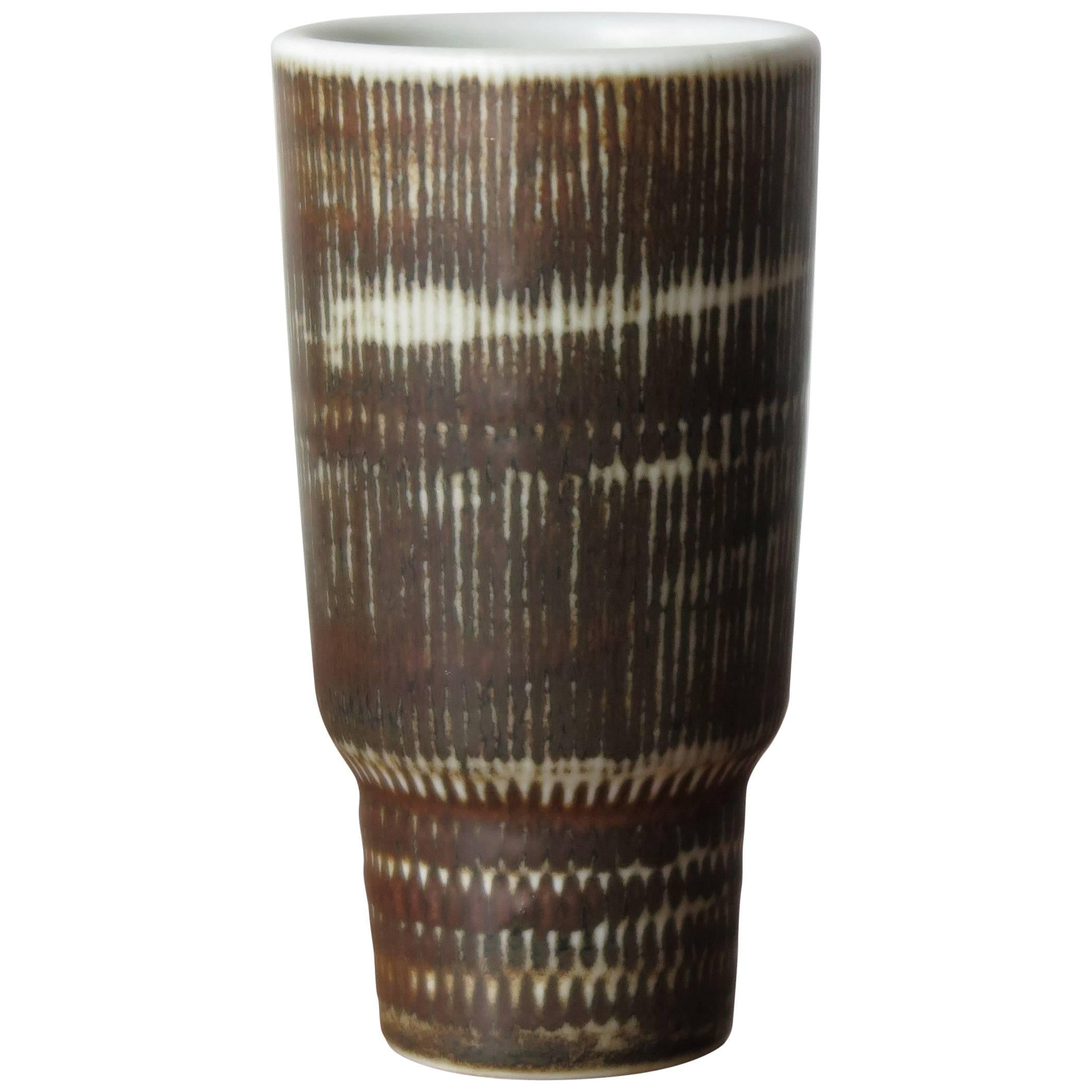 1950s Rörstrand Scandinavian Ceramic Vase
