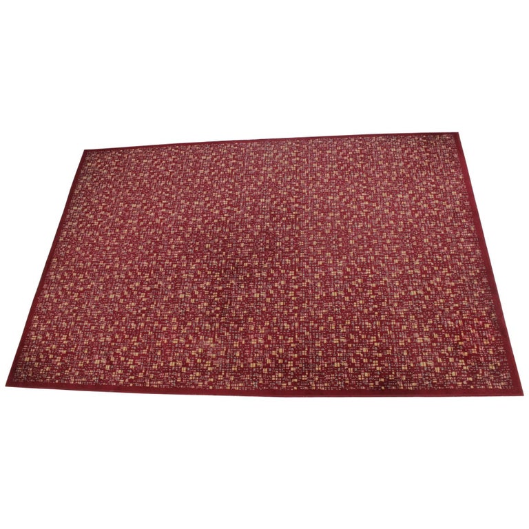 Midcentury Design Carpet, Czechoslovakia For Sale at 1stDibs