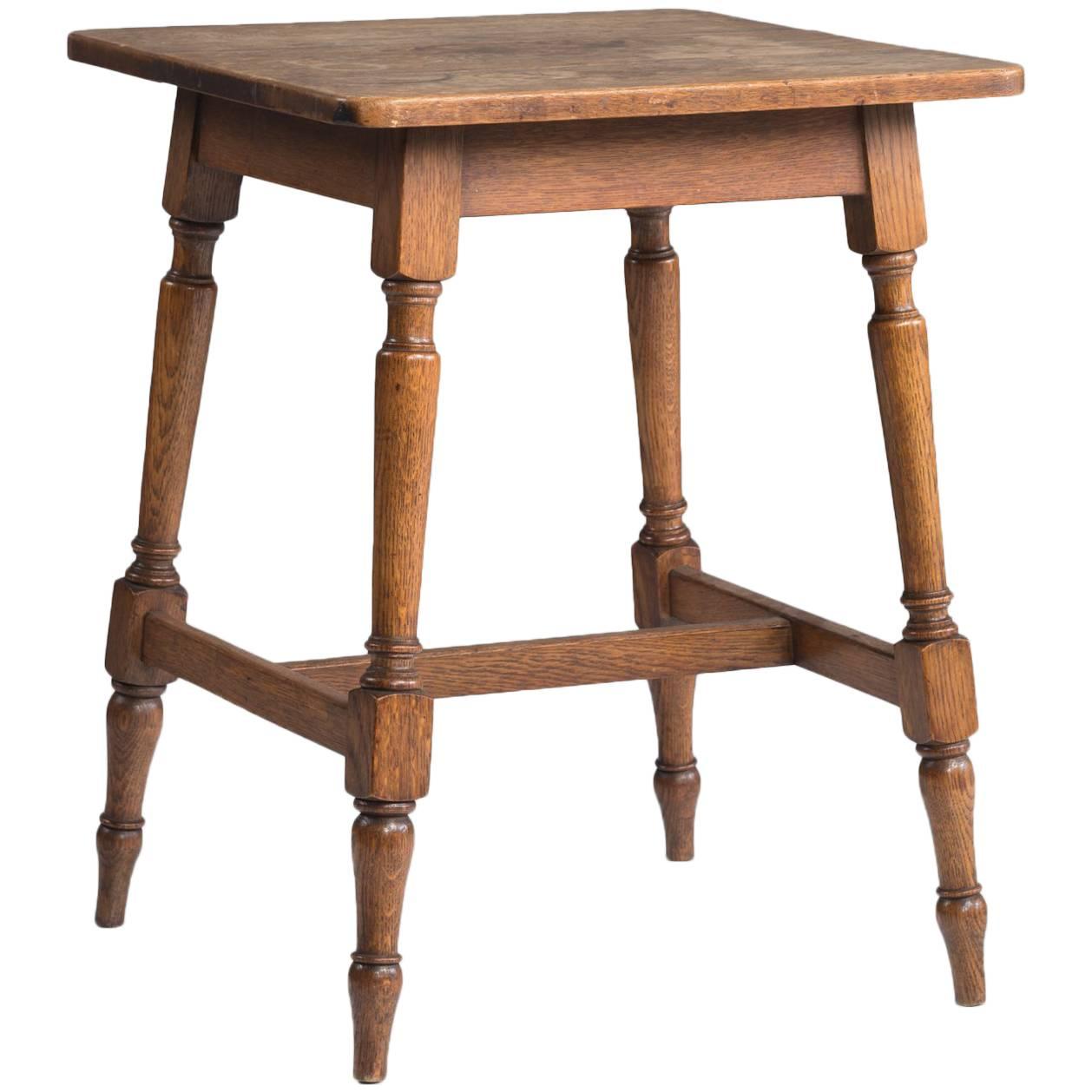 Oak Side Table, circa 1890