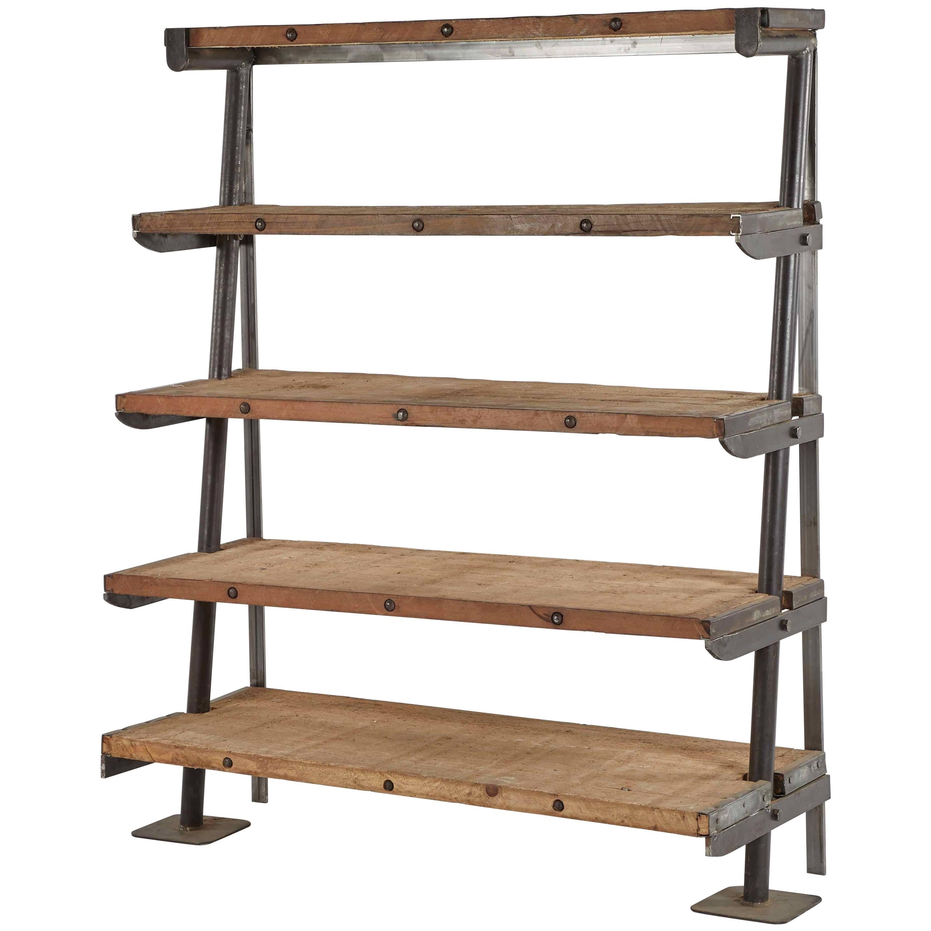 Antique Industrial Shelving 8 For Sale on 1stDibs