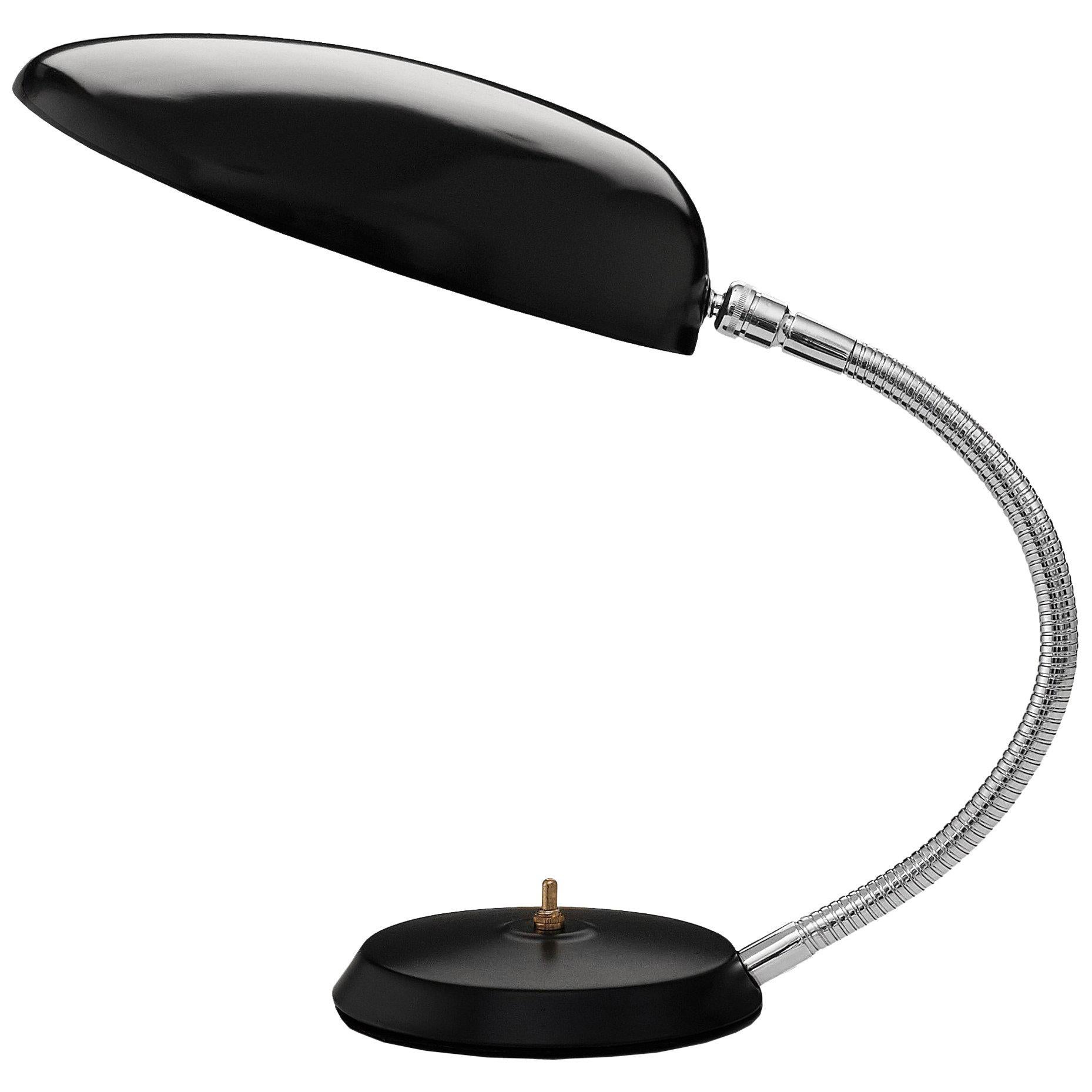 Greta Magnusson Grossman 'Cobra' Table Lamp in Black For Sale