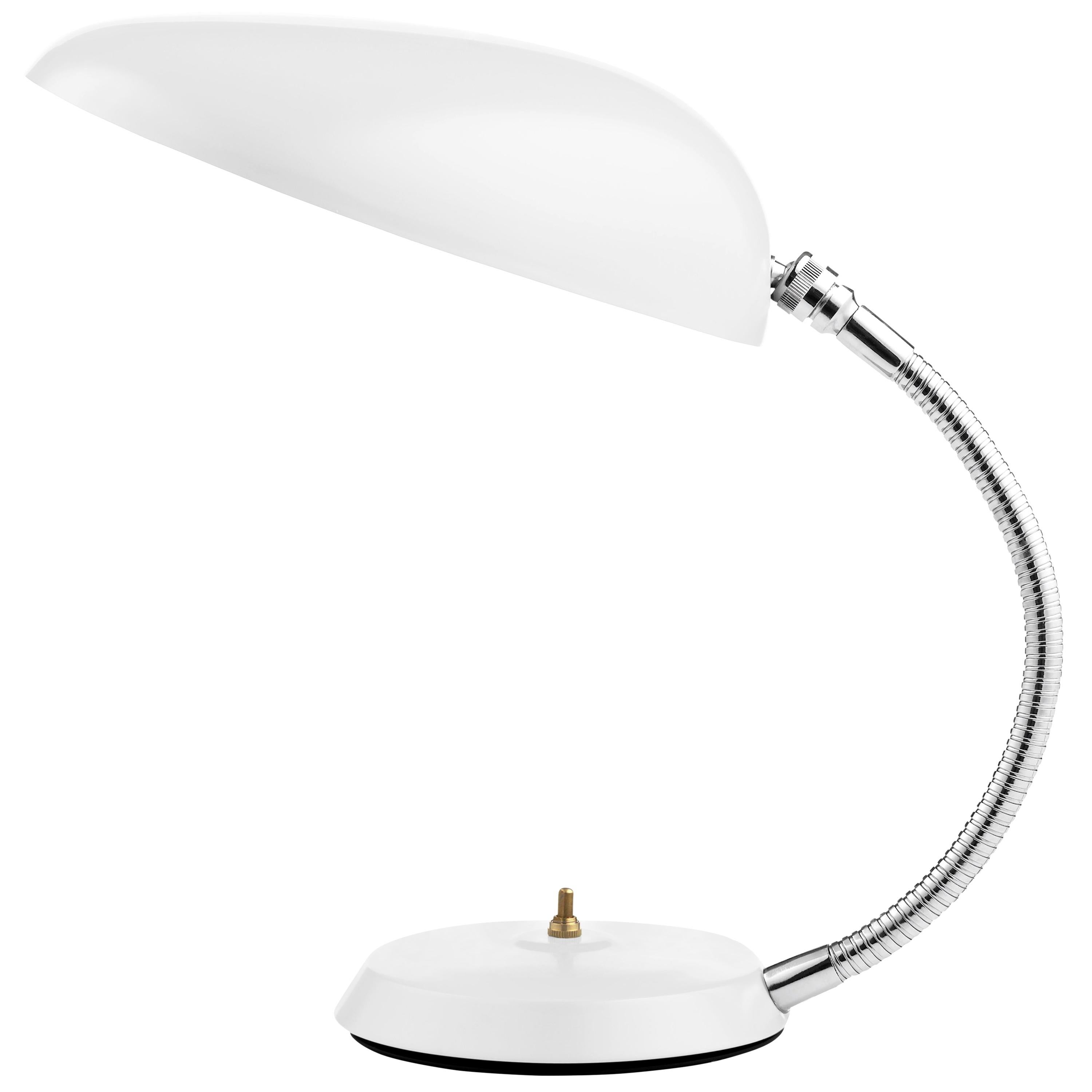 Greta Magnusson Grossman 'Cobra' Table Lamp in White