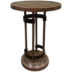 Art Deco Round Side Table by Gilbert Rohde