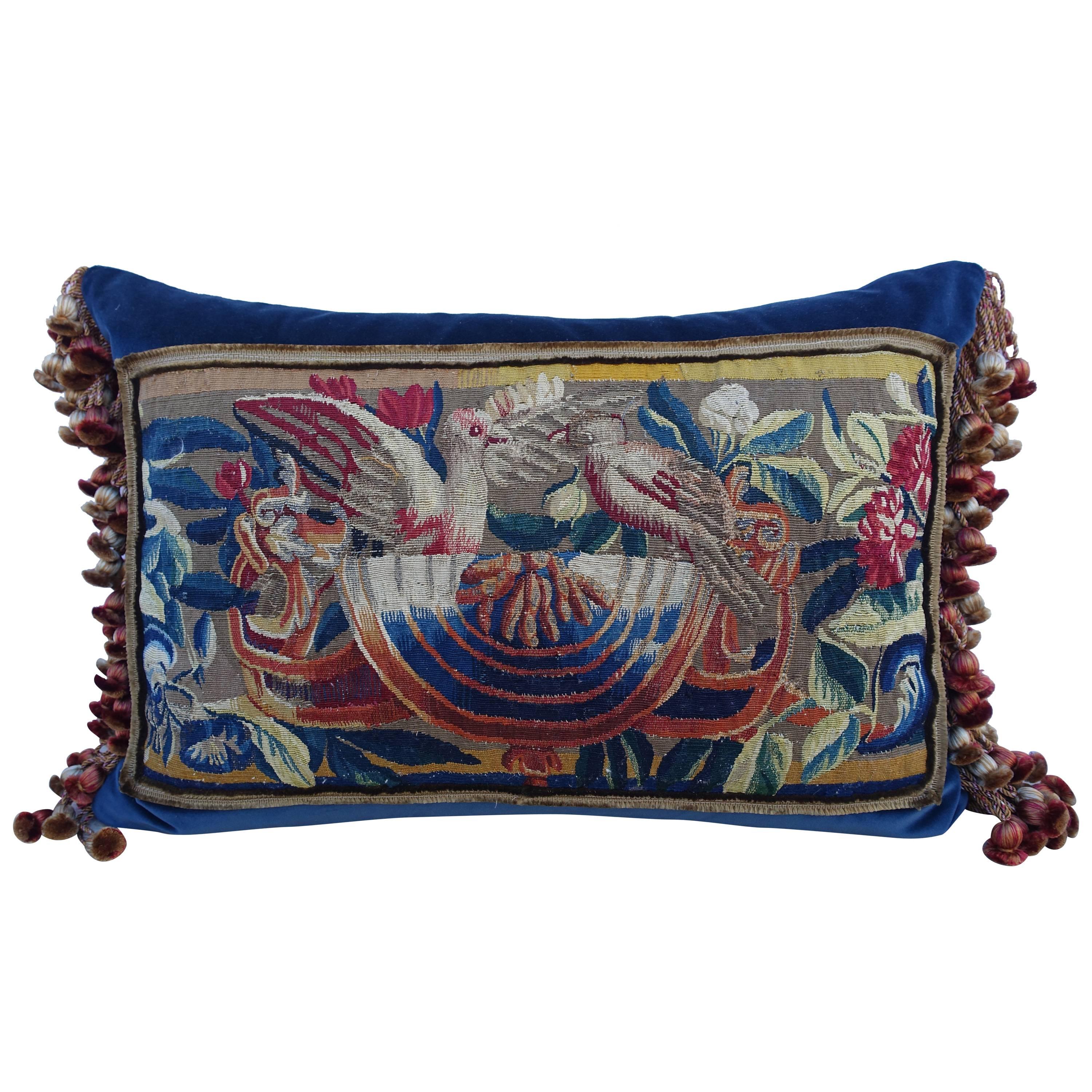 17th Century Flemish Tapestry Pillow by Melissa Levinson