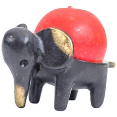 Walter Bosse Elephant Candleholder, 1950s