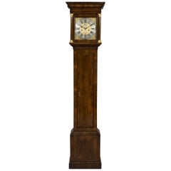 George III Period Dial Walnut Longcase Clock by Richard Lewis of Wincanton
