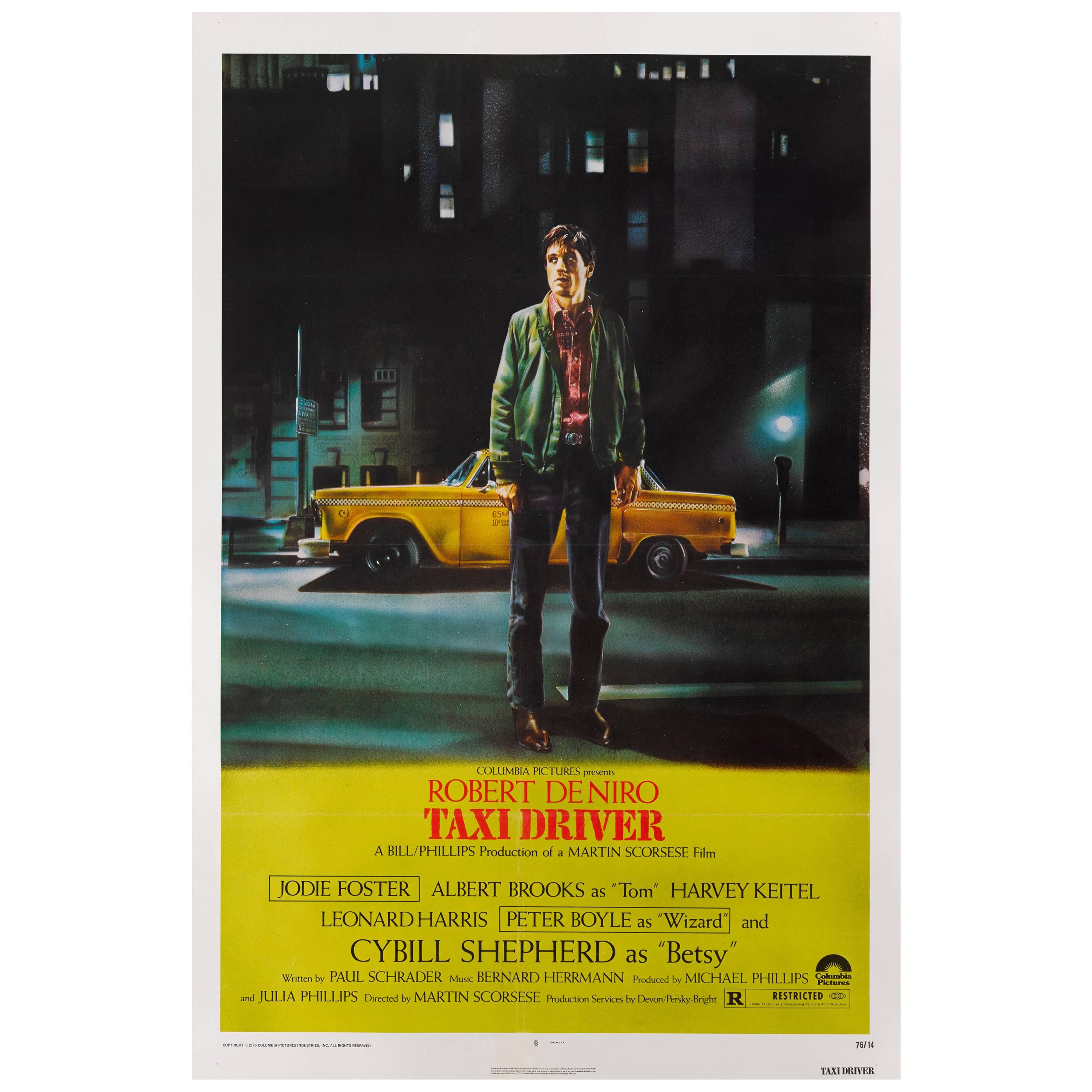 "Taxi Driver" Original US Movie Poster