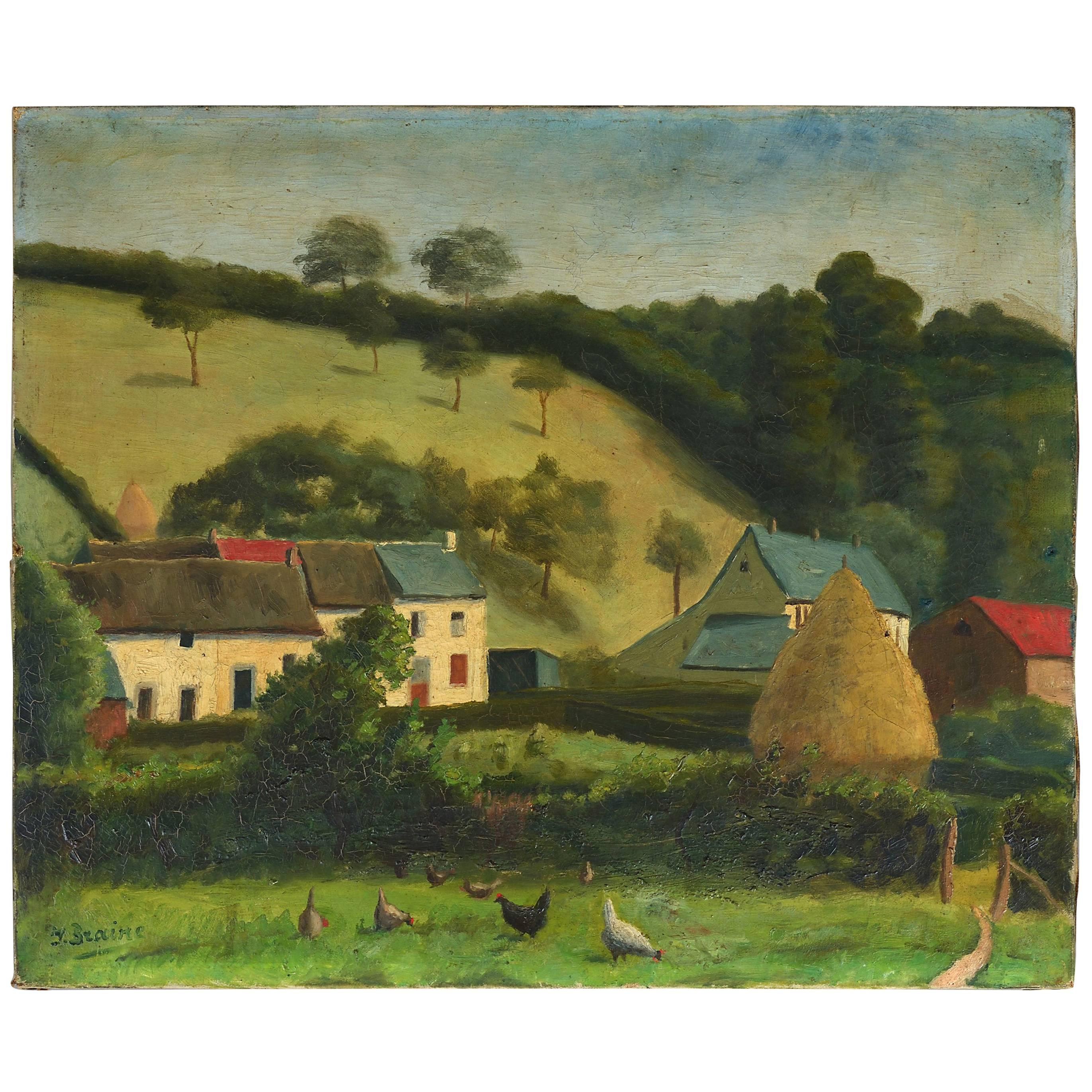 Early 20th Century Landscape, Naive School