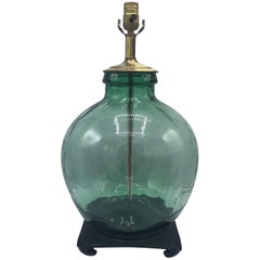 1960s French Viresa Glass Lamp