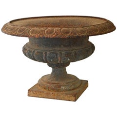 Antique Victorian Cast-Iron Garden Urn