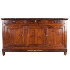 French 19th Century Empire Style Walnut Enfilade